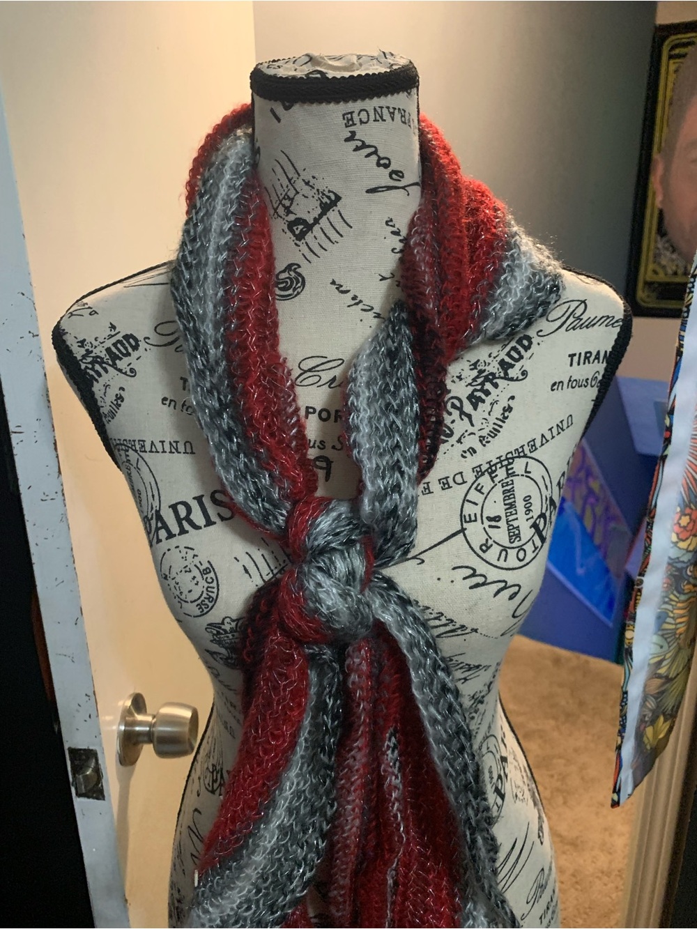 2 winter scarf set
